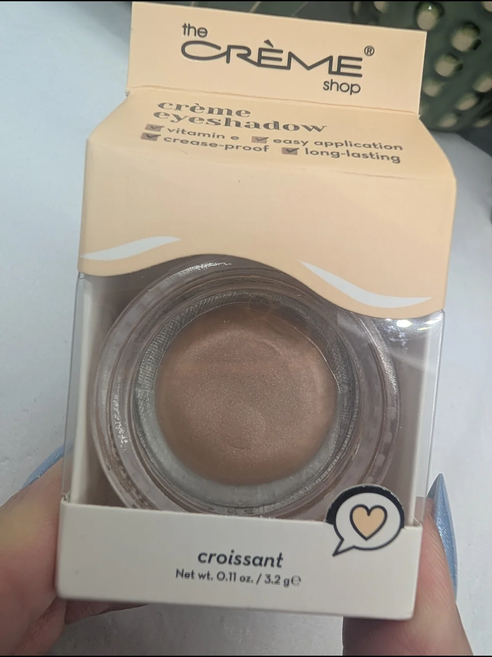 The Creme Shop cream eyeshadow